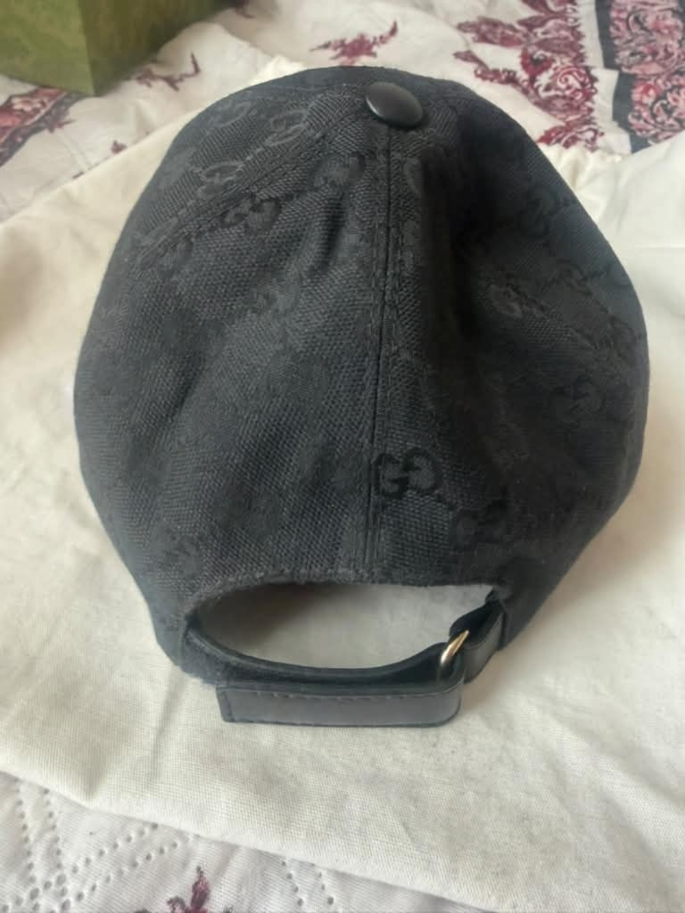 Gucci Black  Canvas Hat